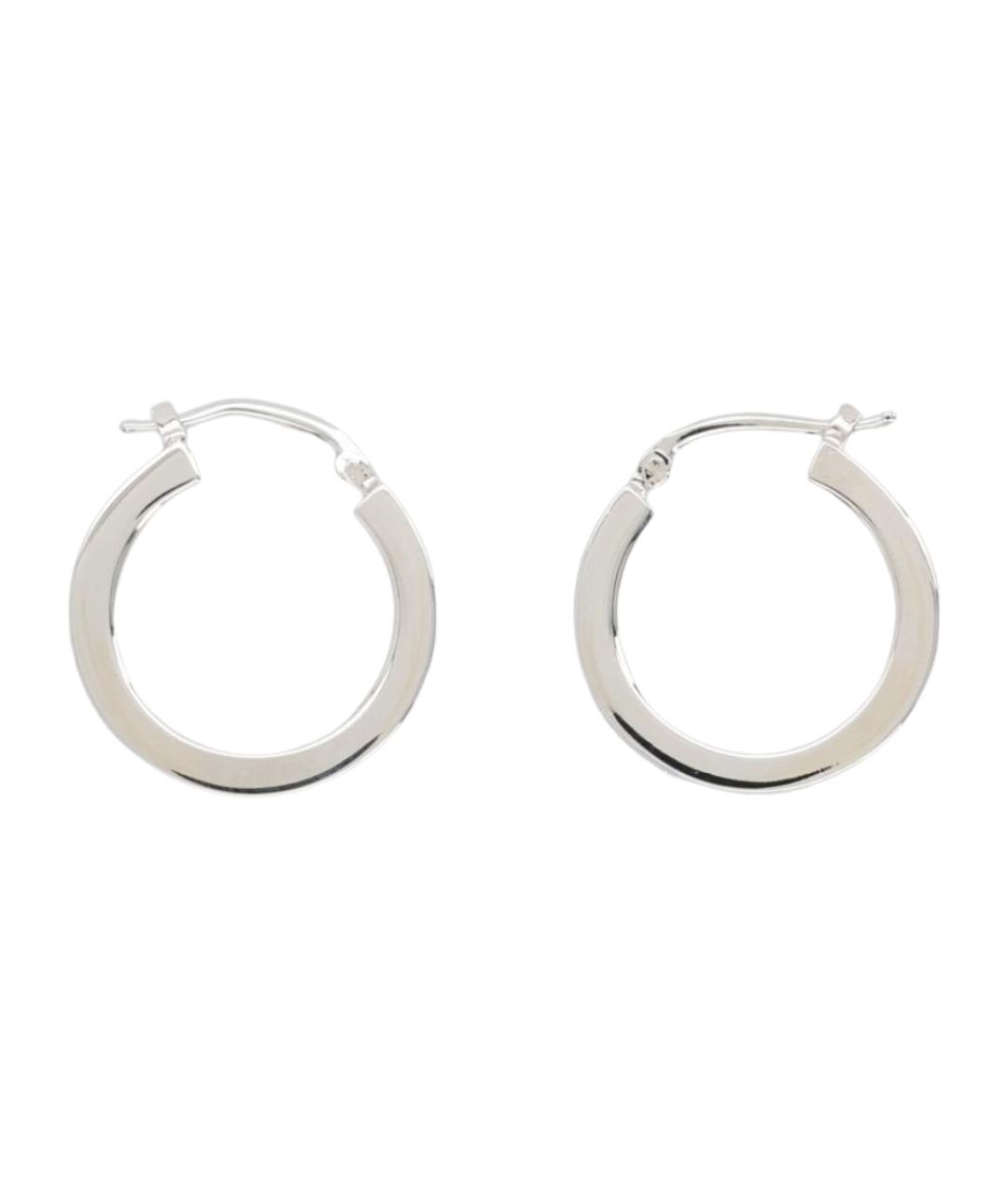 MM6 MAISON MARGIELA Серебряные металлические серьги, фото 1