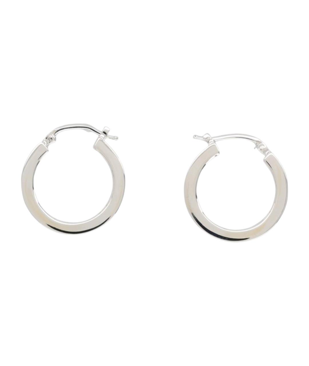 MM6 MAISON MARGIELA Серебряные металлические серьги, фото 2