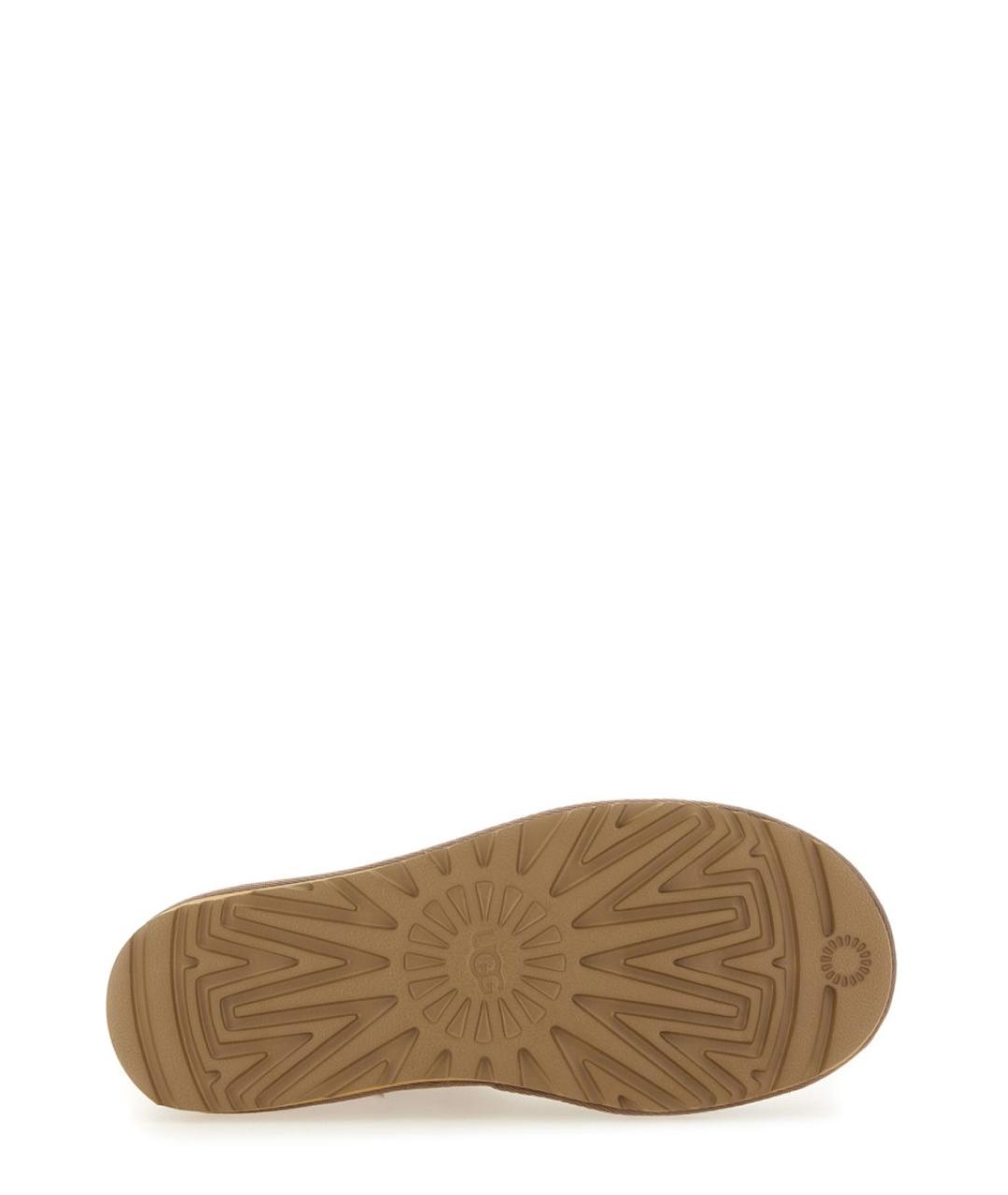 UGG Коричневые кожаные ботинки, фото 6