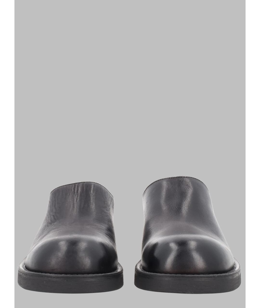 MM6 MAISON MARGIELA Черные кожаные низкие ботинки, фото 2