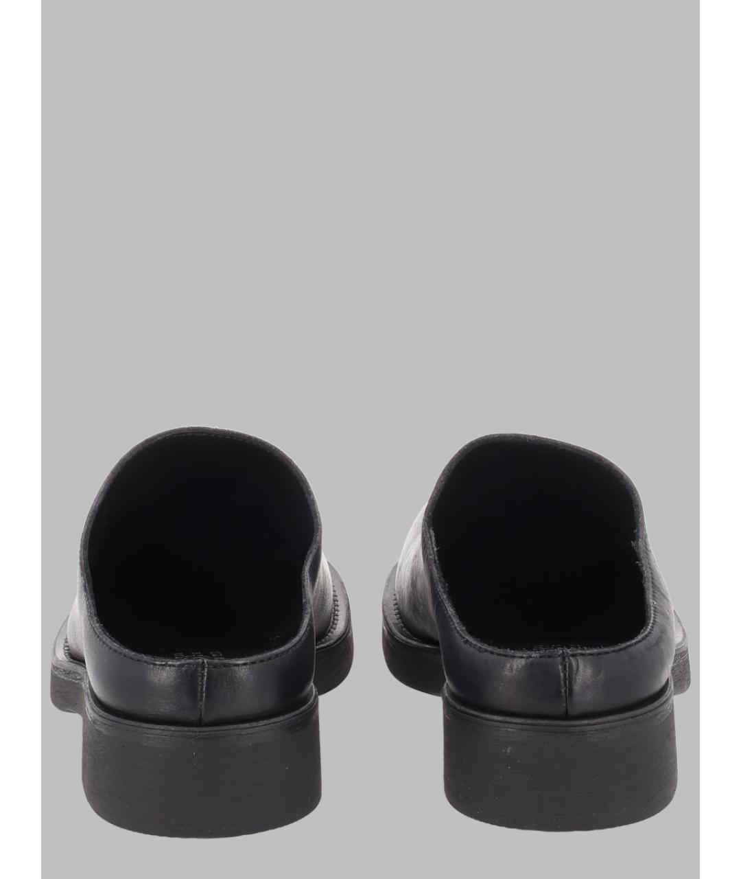 MM6 MAISON MARGIELA Черные кожаные низкие ботинки, фото 3