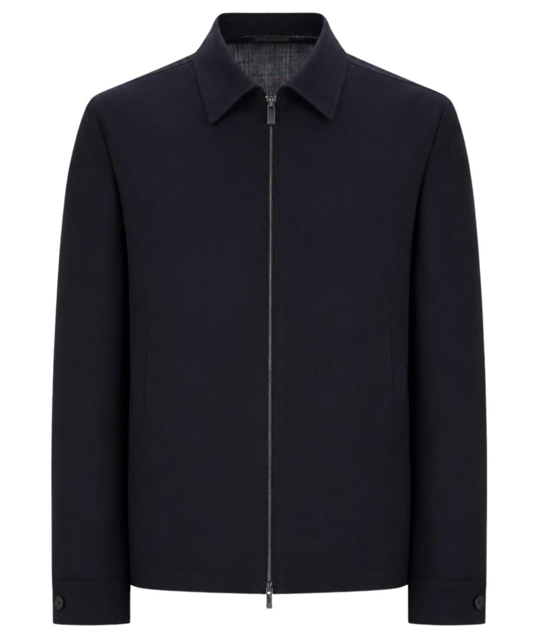 HUGO BOSS Синяя шерстяная куртка, фото 1