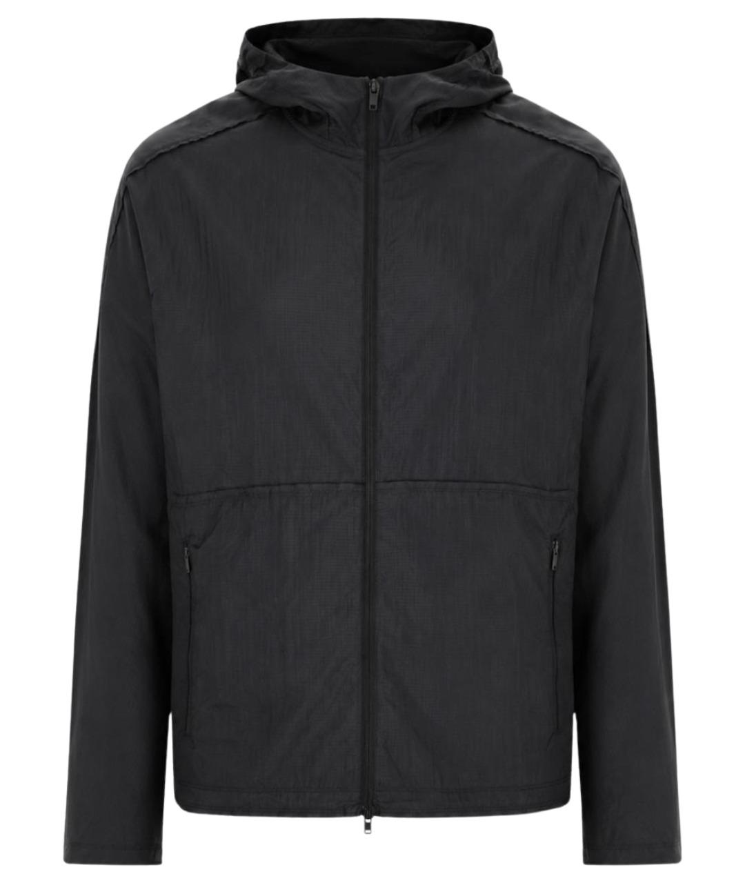 Y-3 Черная полиамидовая куртка, фото 1