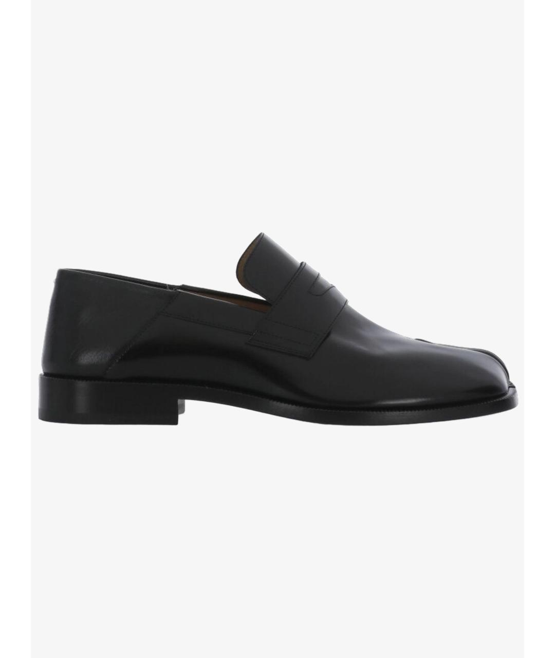 MAISON MARGIELA Черные кожаные лоферы, фото 5
