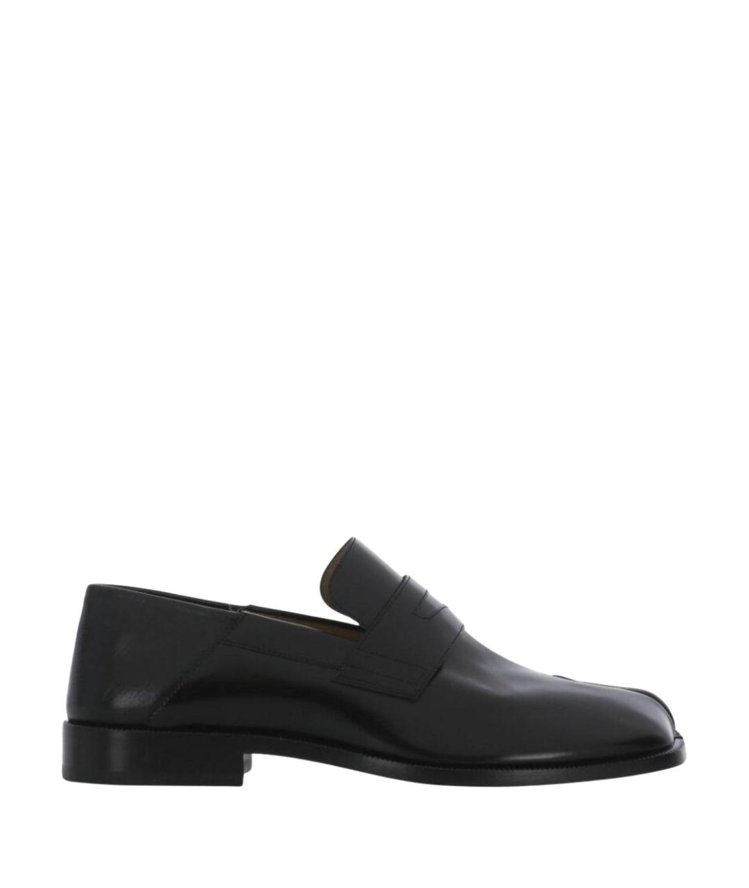 MAISON MARGIELA Черные кожаные лоферы, фото 1