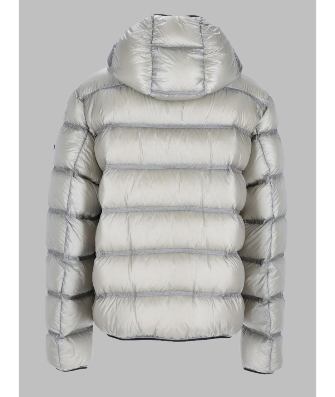 MONCLER Бежевый полиамидовый пуховик, фото 2
