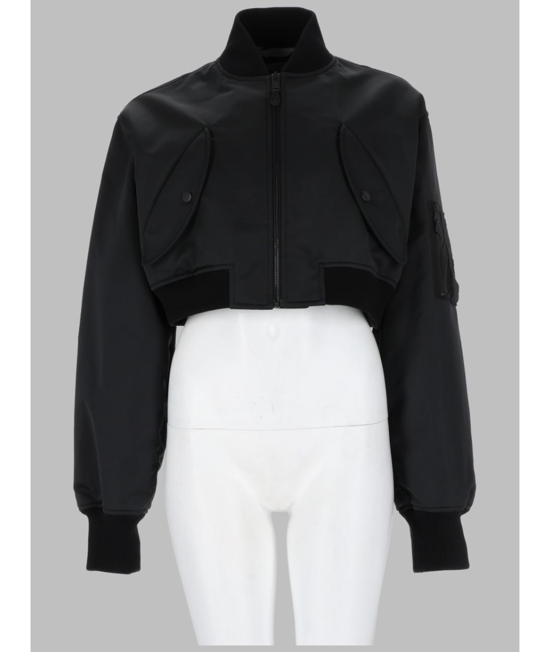 BALENCIAGA Черная полиэстеровая куртка, фото 2