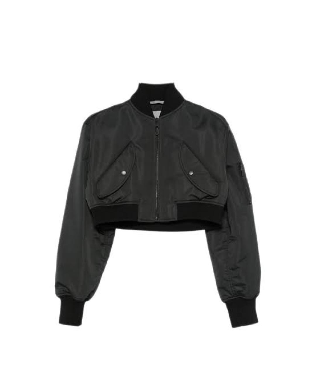 BALENCIAGA Черная полиэстеровая куртка, фото 1