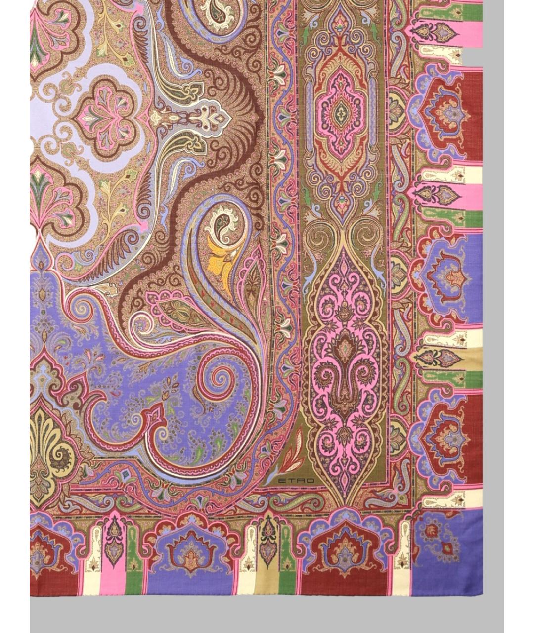 ETRO Мульти шерстяной шарф, фото 2