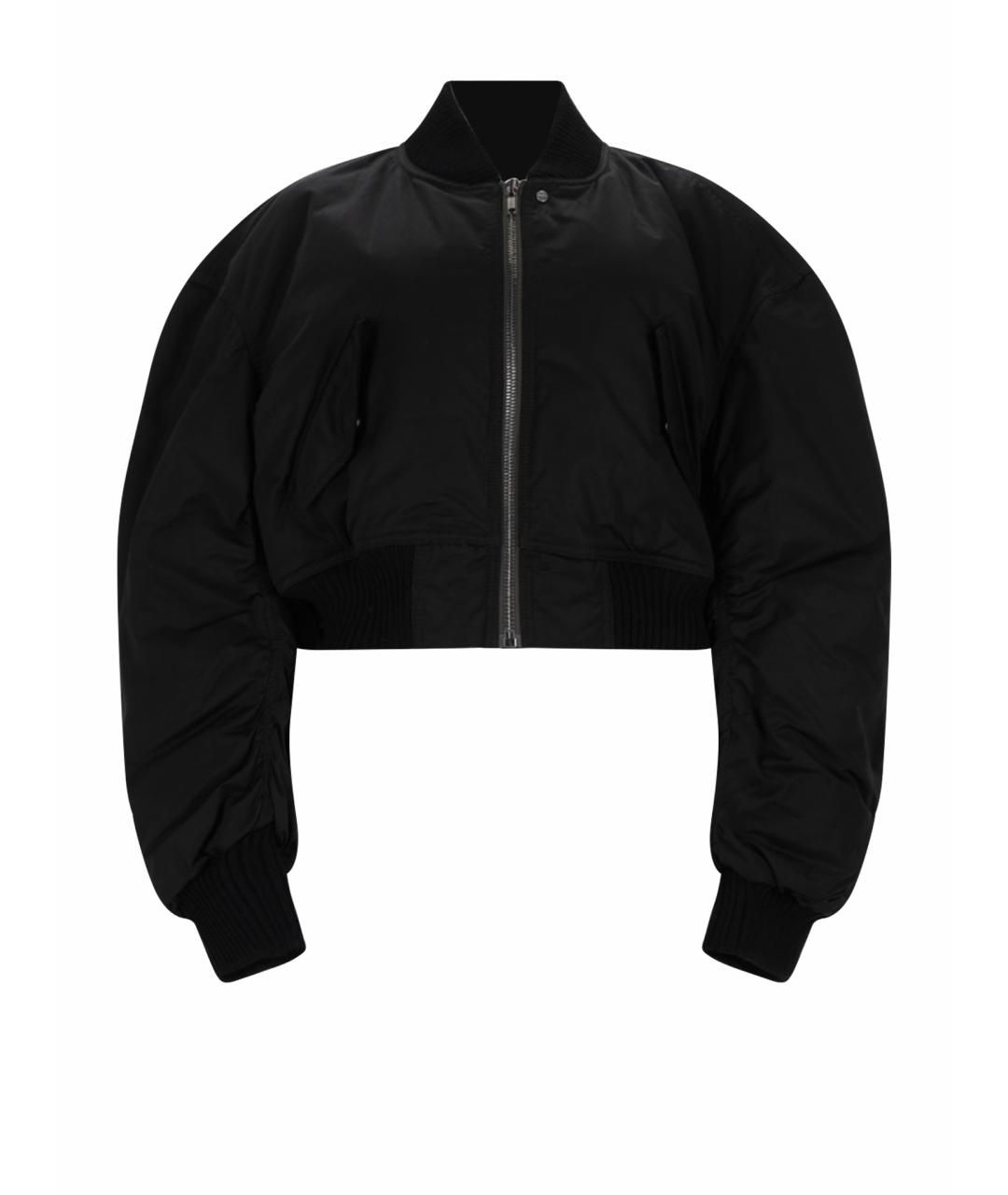 RICK OWENS Черная полиамидовая куртка, фото 1