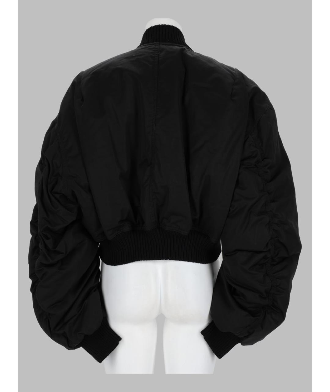 RICK OWENS Черная полиамидовая куртка, фото 2