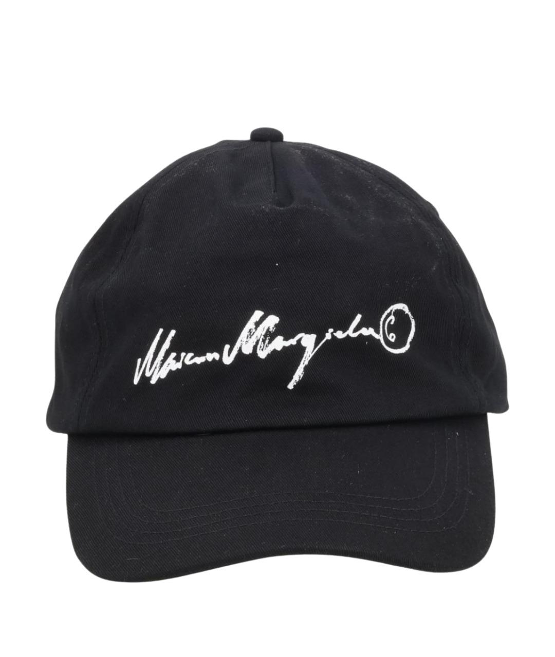 MM6 MAISON MARGIELA Черная хлопковая кепка/бейсболка, фото 1