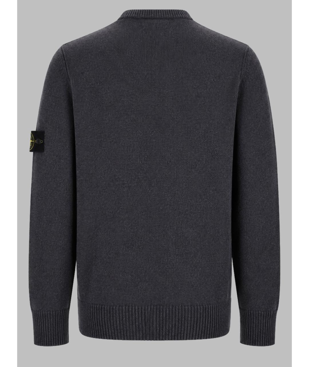 STONE ISLAND Серый полиамидовый джемпер / свитер, фото 2