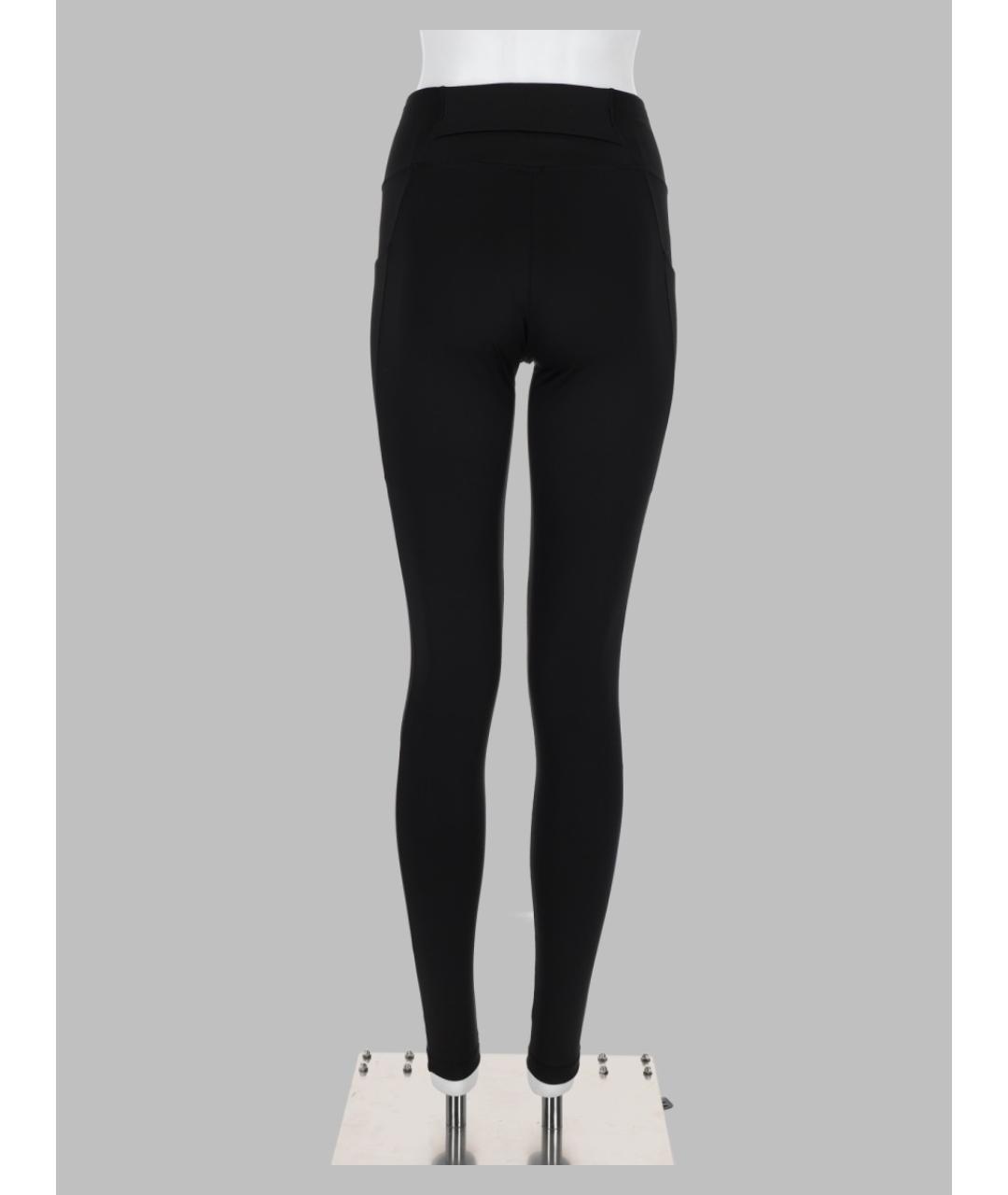 Y-3 Черные полиэстеровые леггинсы и велосипедки, фото 2