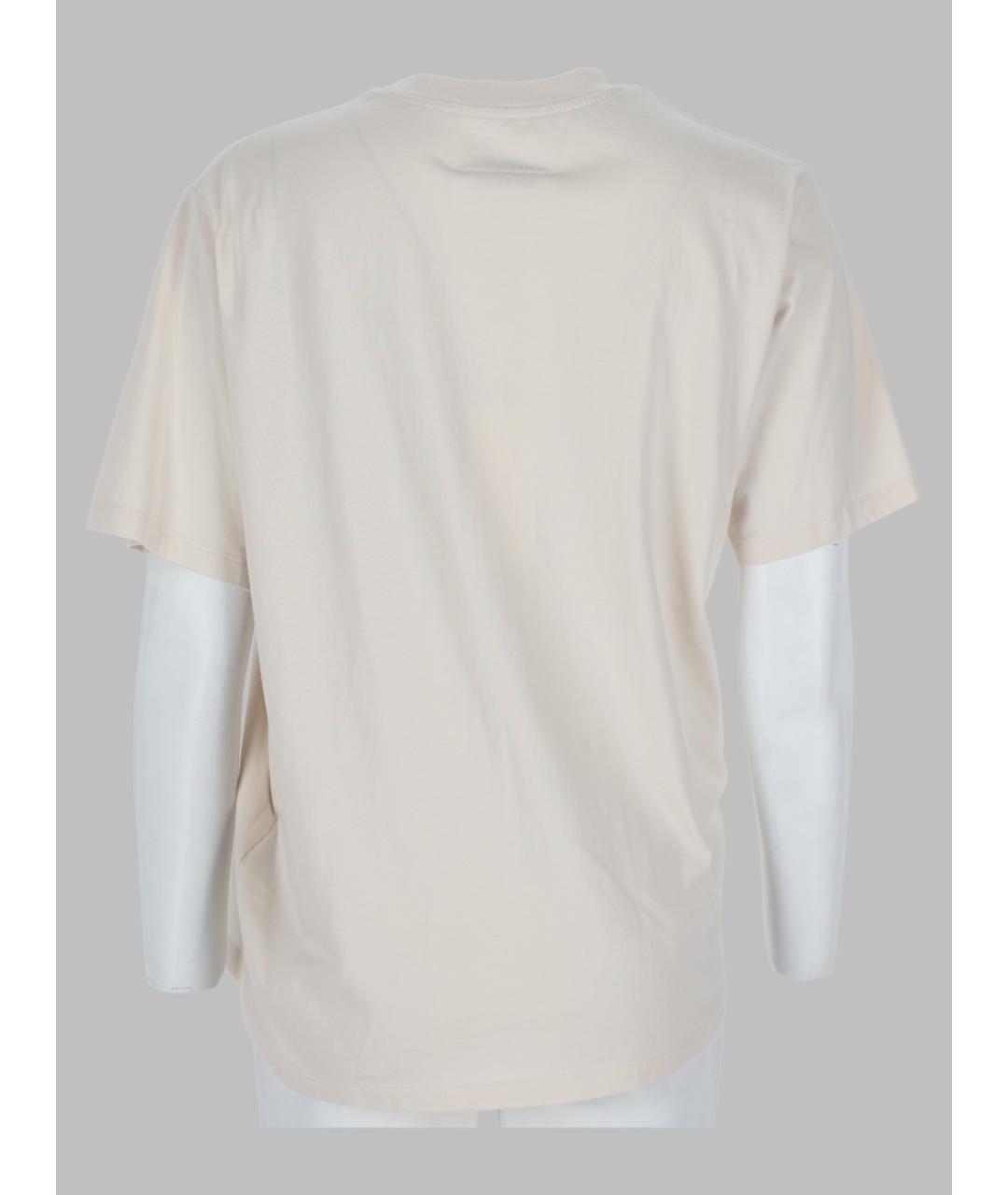 MM6 MAISON MARGIELA Белая хлопковая футболка, фото 2