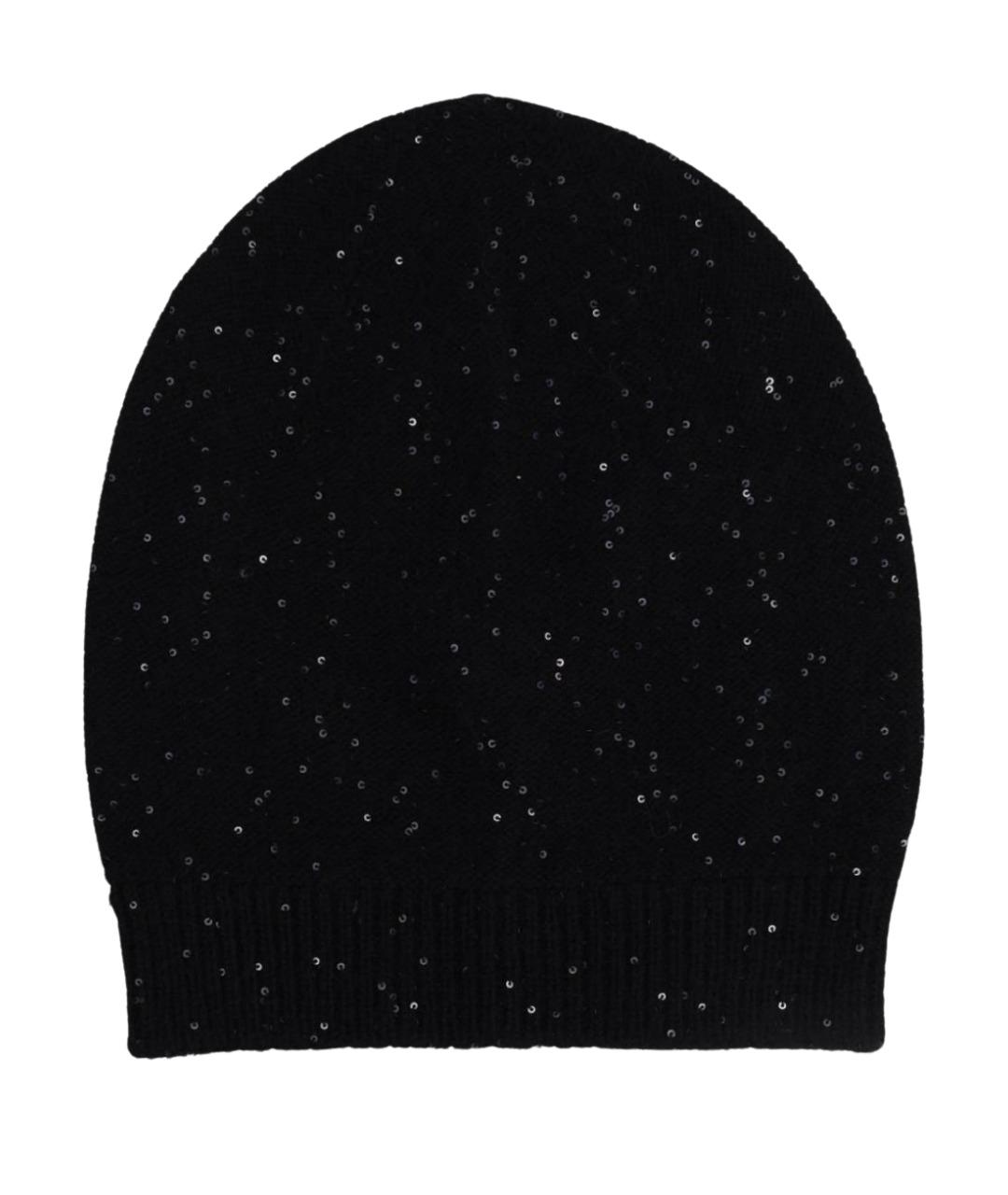 FABIANA FILIPPI Черная шерстяная шапка, фото 1