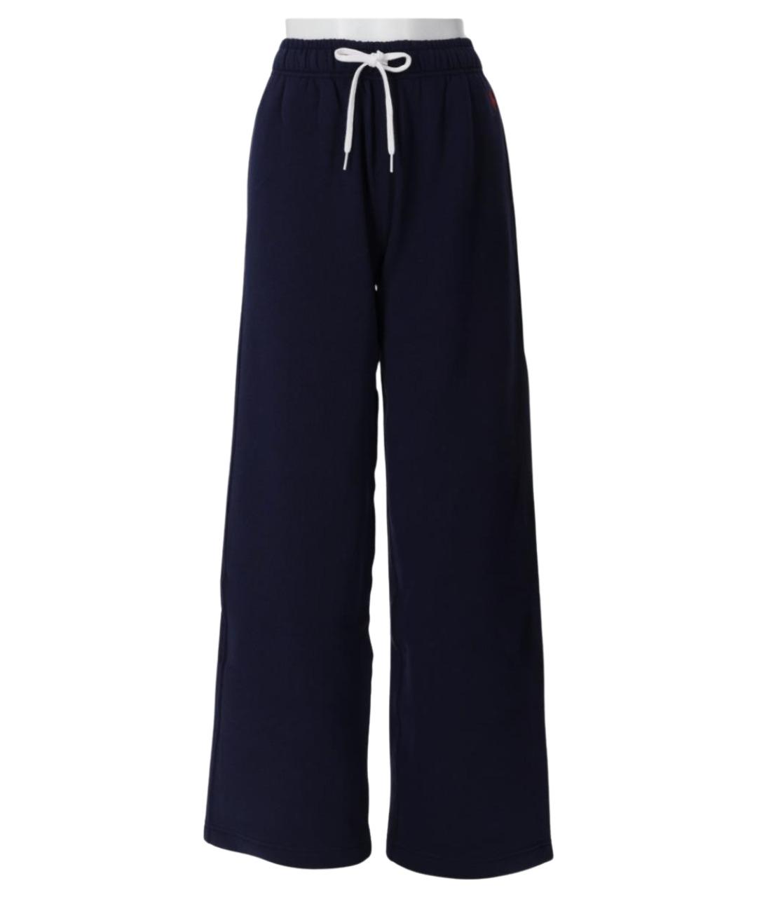 POLO RALPH LAUREN Синие хлопковые спортивные брюки и шорты, фото 1
