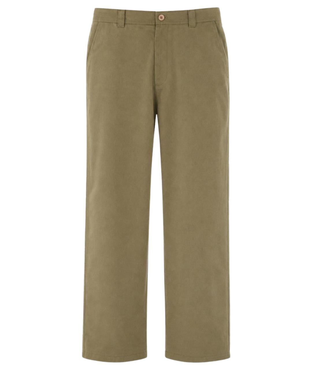 A.P.C. Бежевые хлопковые повседневные брюки, фото 1