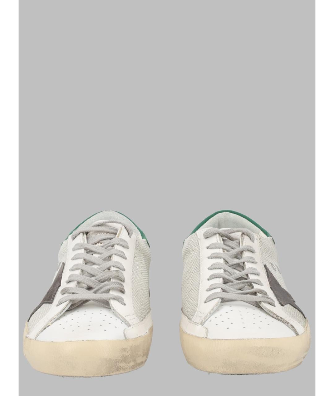 GOLDEN GOOSE Мульти кожаные низкие кроссовки / кеды, фото 2