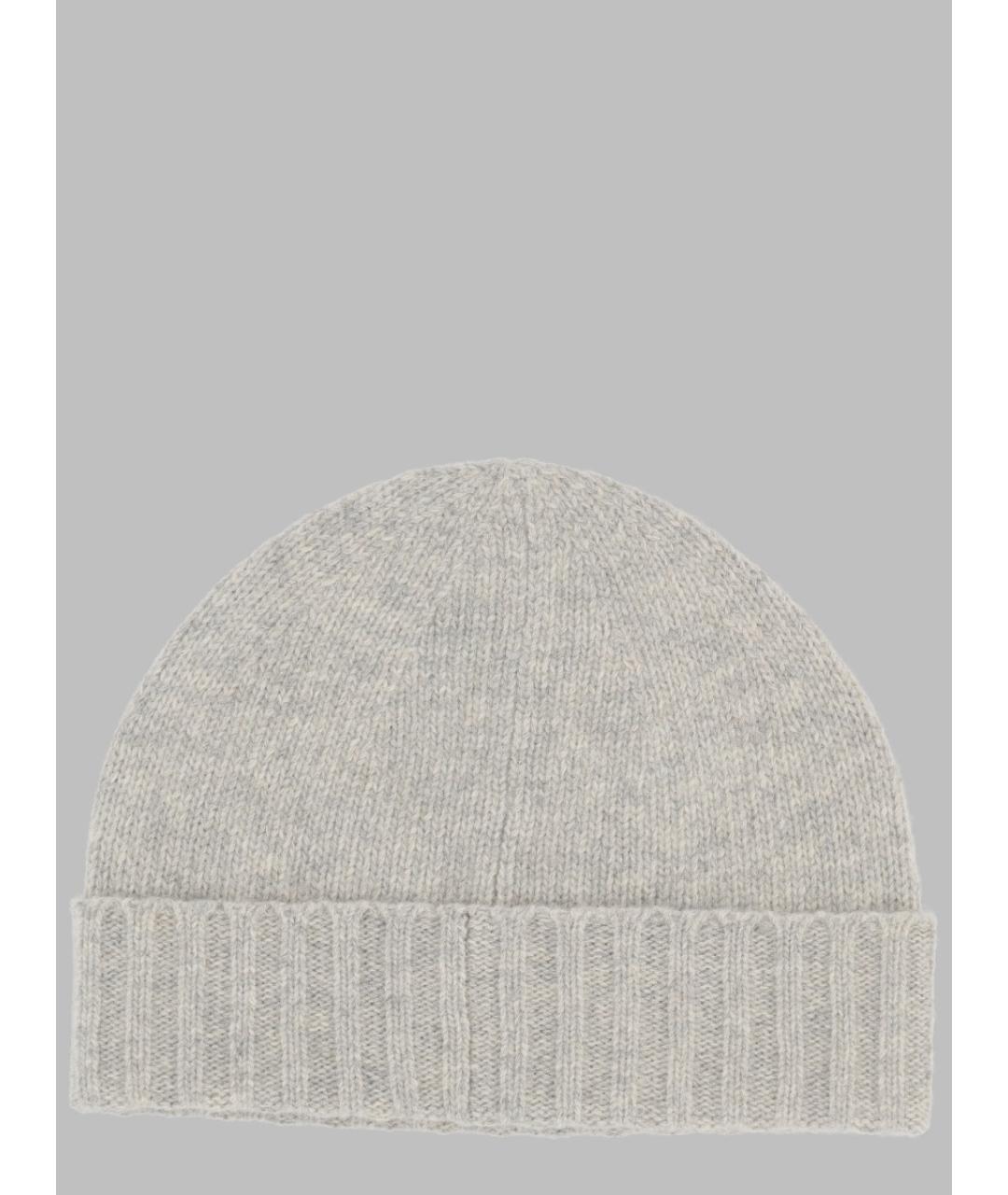 MM6 MAISON MARGIELA Серая шапка, фото 2