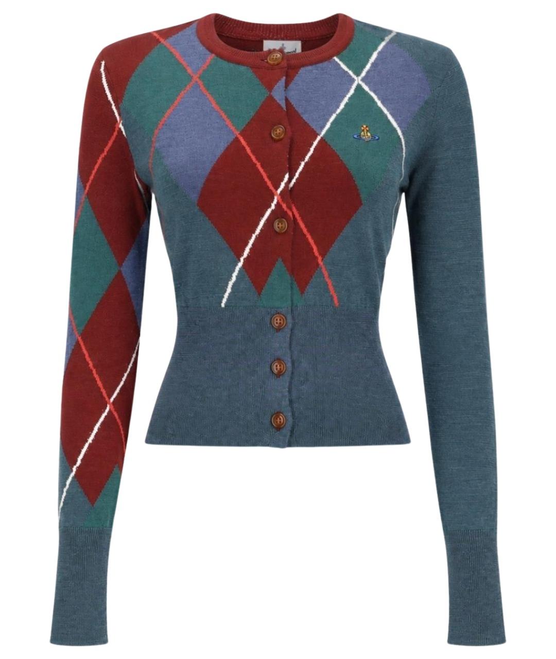 VIVIENNE WESTWOOD Мульти шерстяной кардиган, фото 1