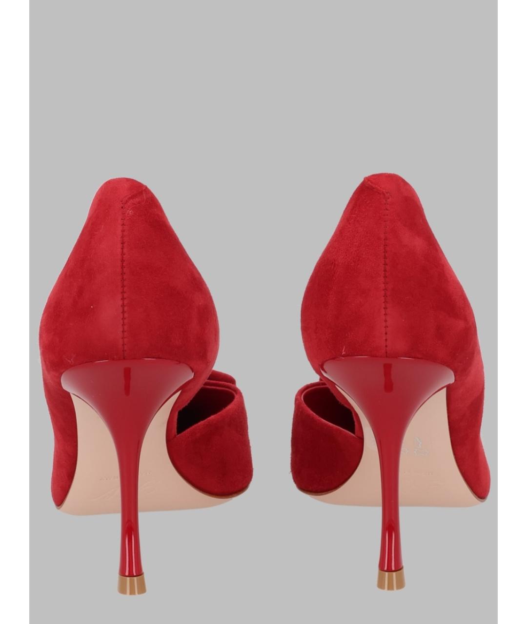 ROGER VIVIER Красные замшевые туфли, фото 3