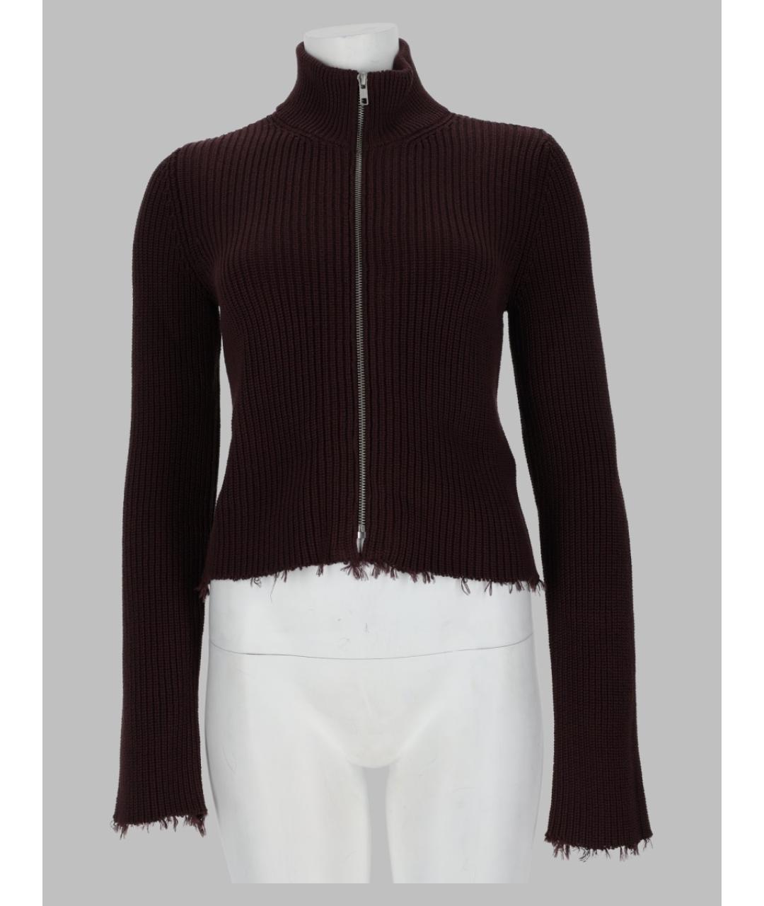 MM6 MAISON MARGIELA Коричневый хлопковый кардиган, фото 3