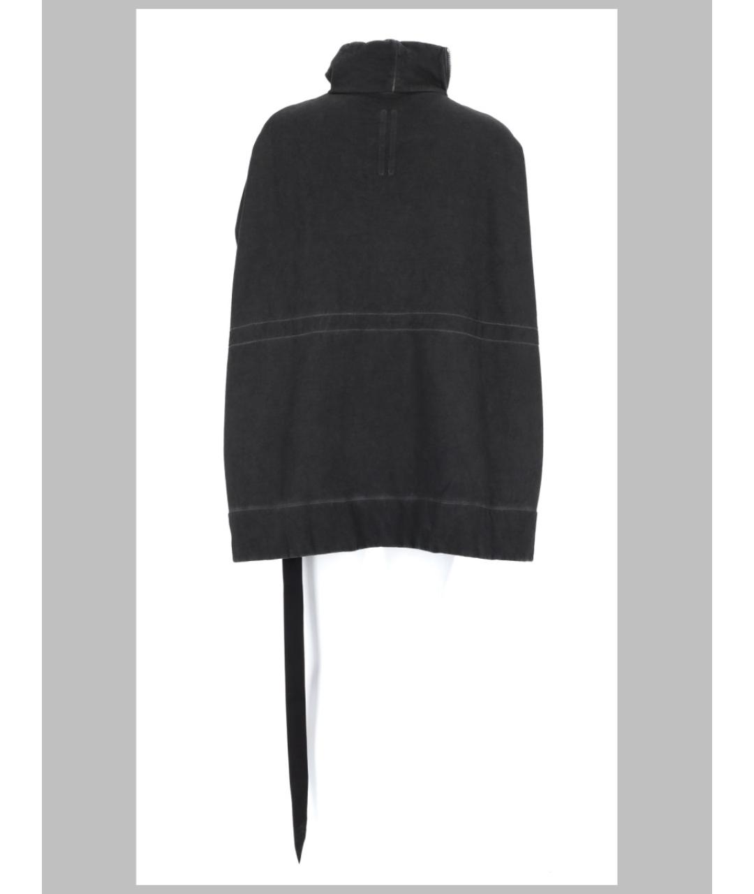 RICK OWENS DRKSHDW Антрацитовая хлопковая куртка, фото 2