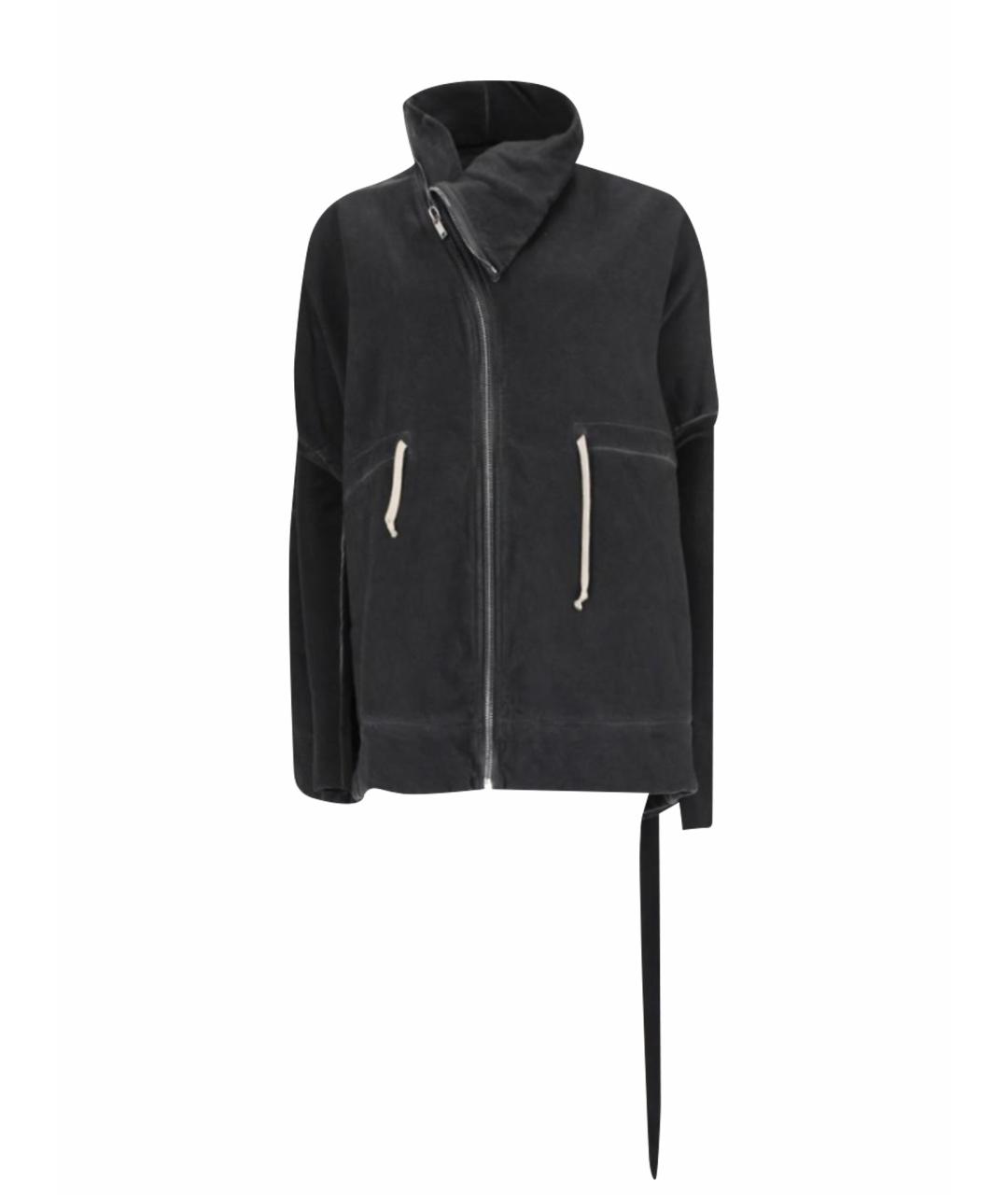 RICK OWENS DRKSHDW Антрацитовая хлопковая куртка, фото 1