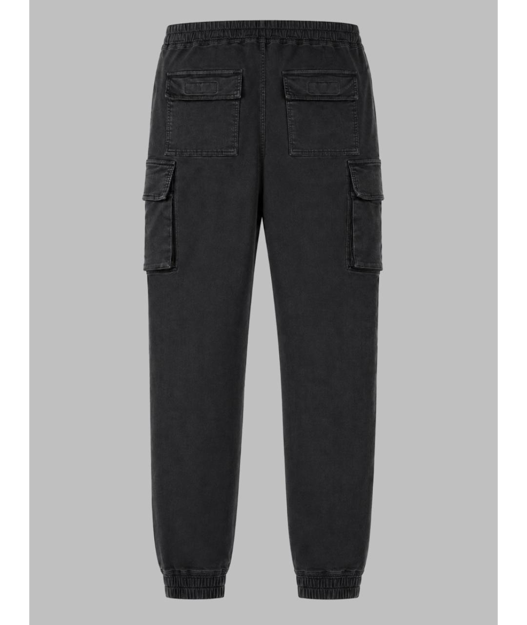 RICK OWENS DRKSHDW Черные хлопковые прямые джинсы, фото 2
