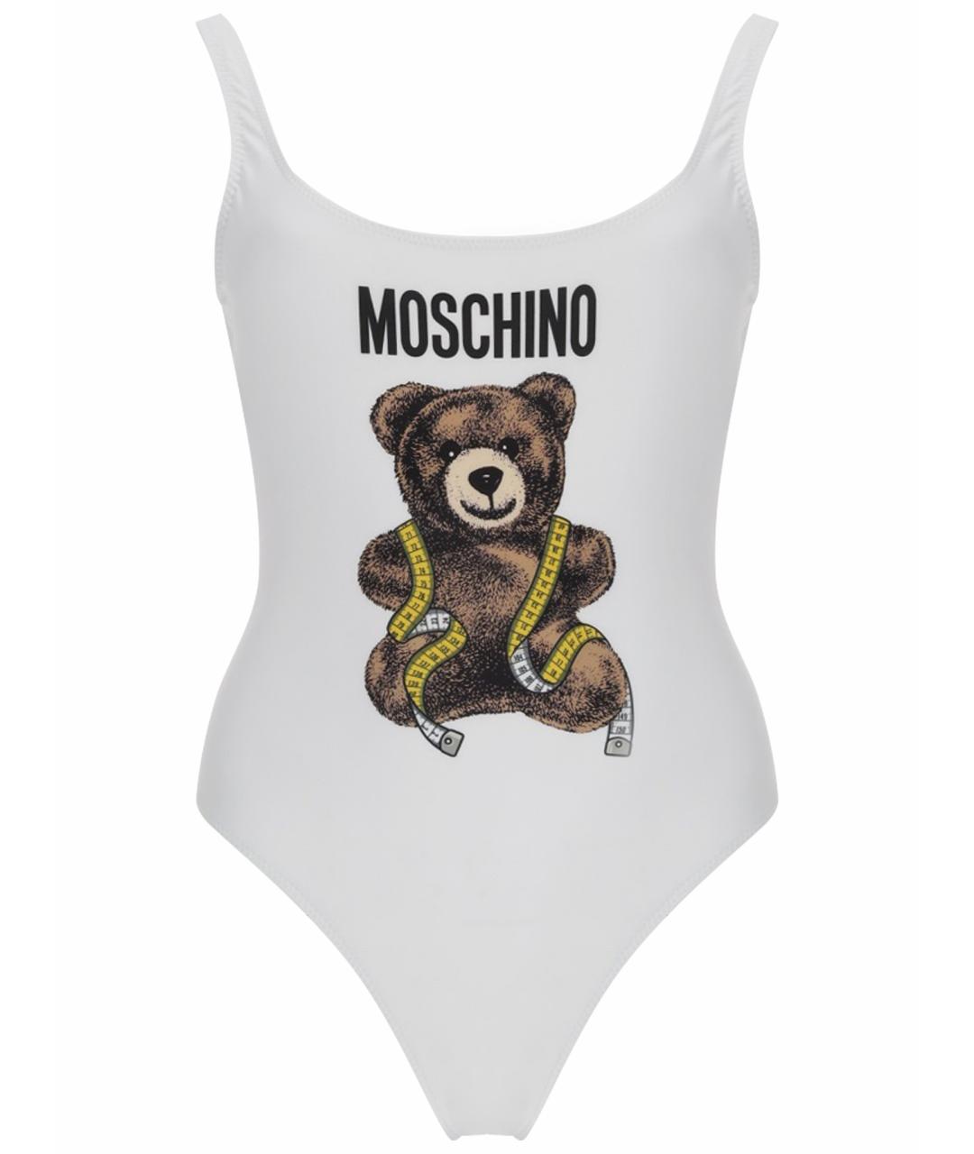 MOSCHINO Белый полиамидовый купальник, фото 1