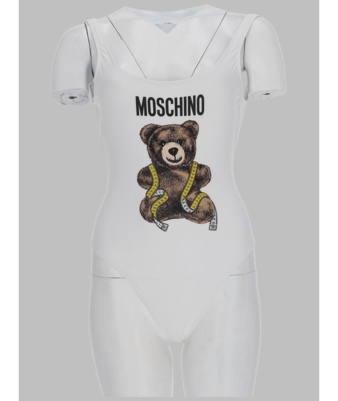 MOSCHINO Белый полиамидовый купальник, фото 3