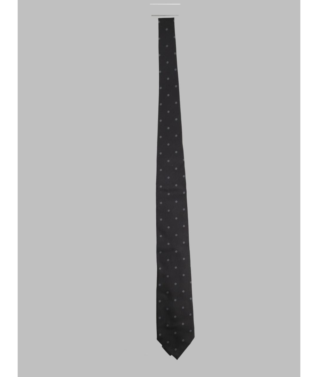 TOM FORD Черный шелковый галстук, фото 3