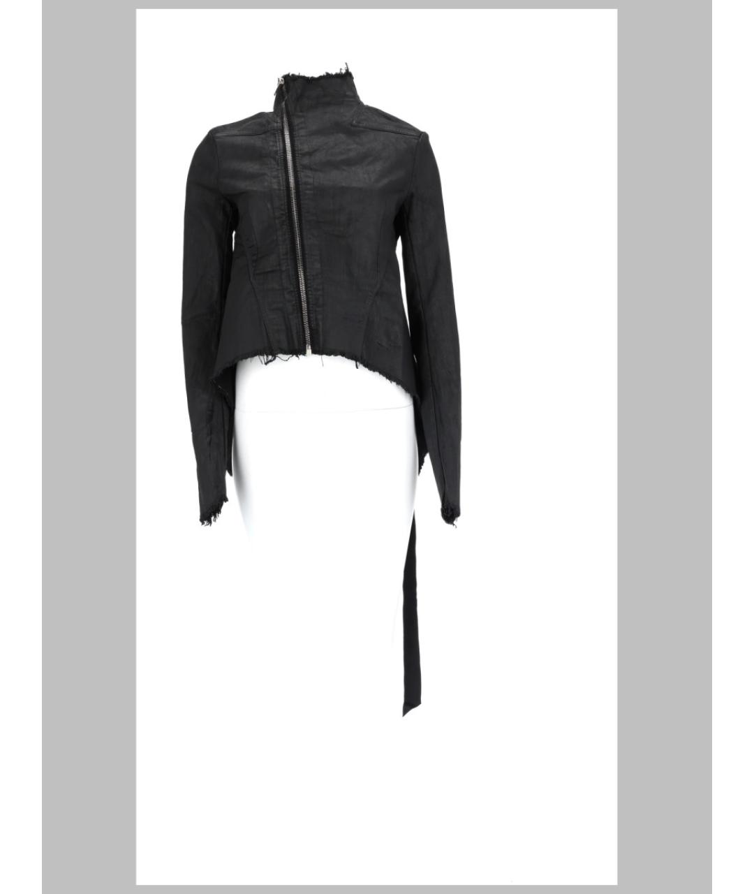 RICK OWENS DRKSHDW Черная хлопковая куртка, фото 3