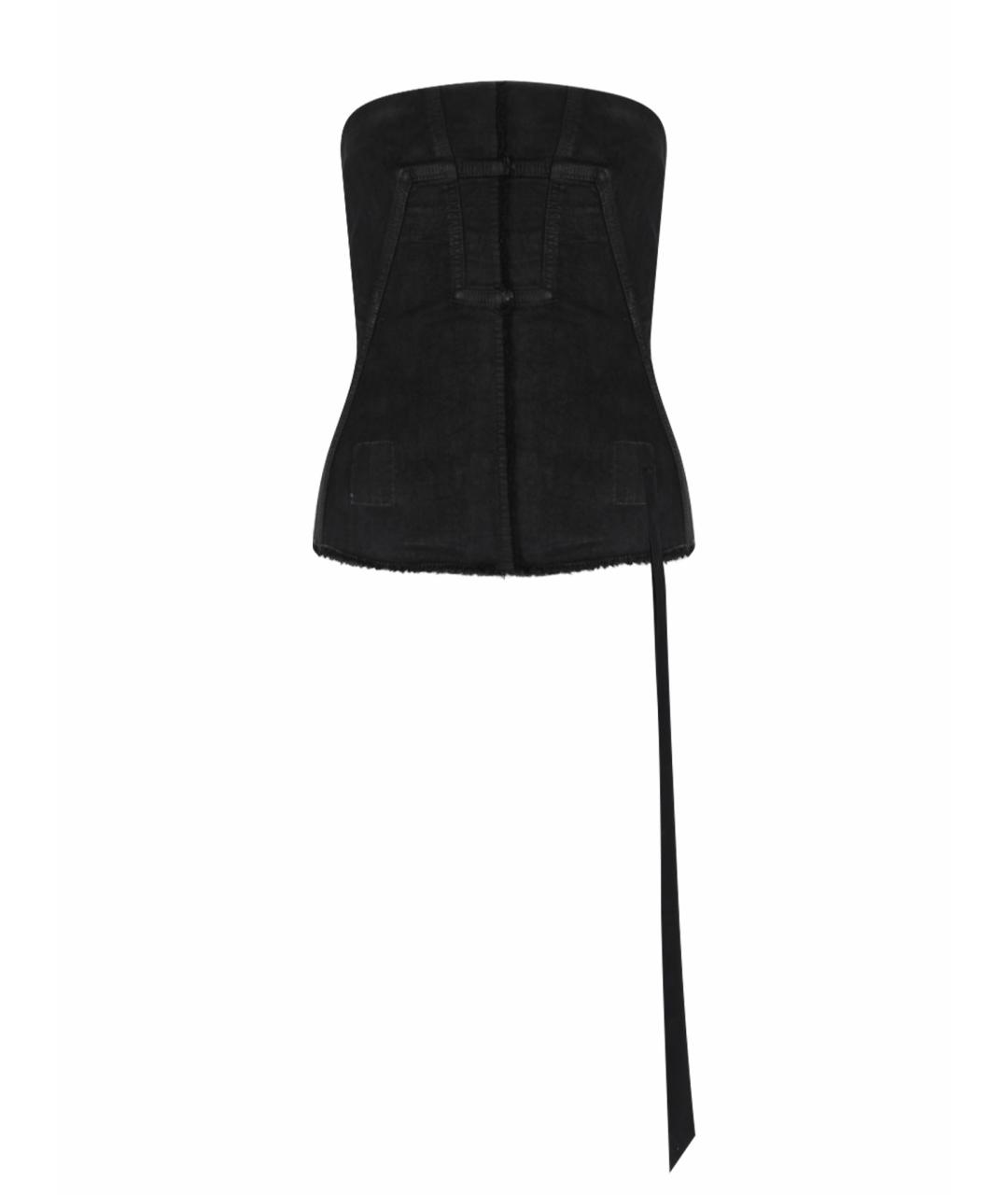 RICK OWENS DRKSHDW Черная хлопковая майка, фото 1