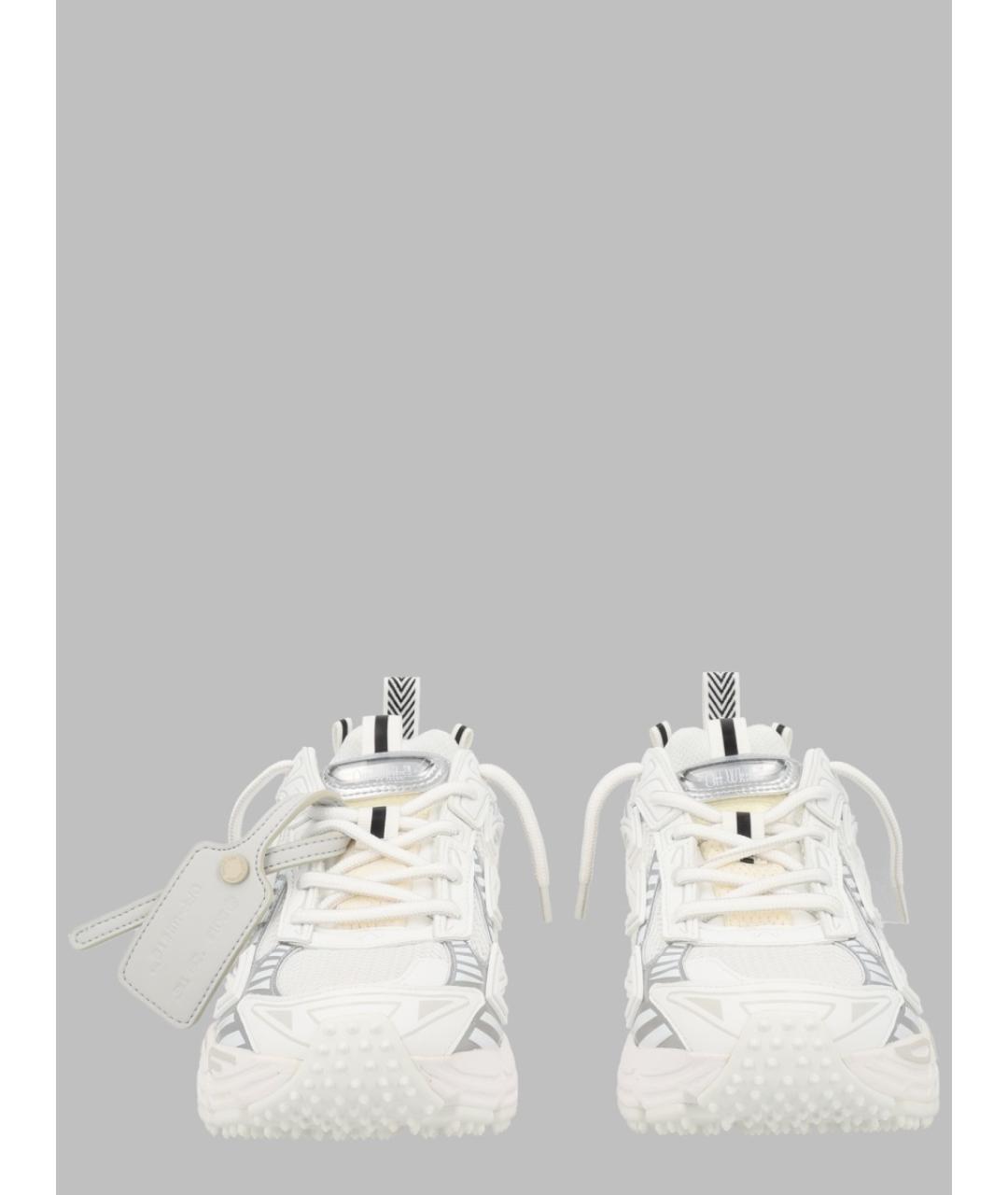 OFF-WHITE Белые синтетические кроссовки, фото 3