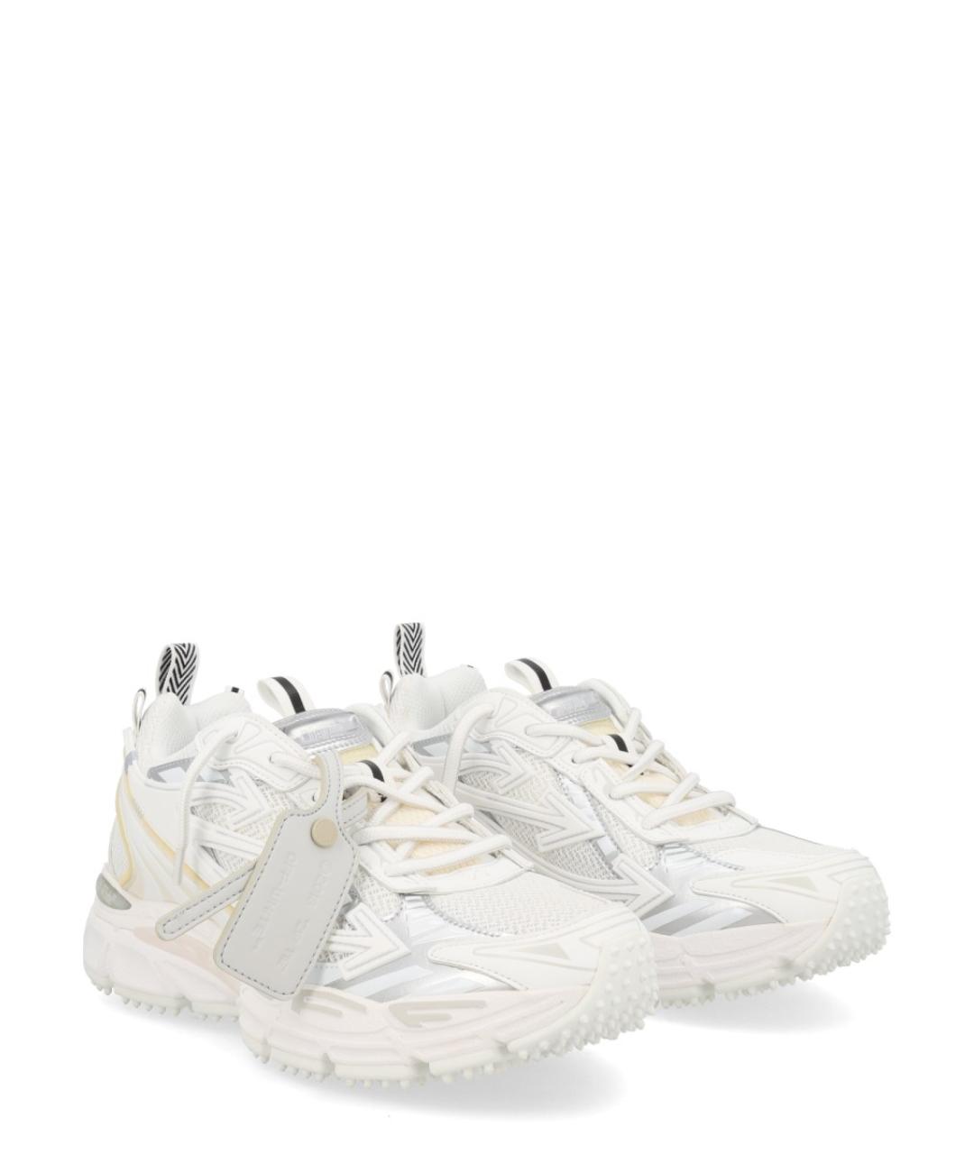 OFF-WHITE Белые синтетические кроссовки, фото 2