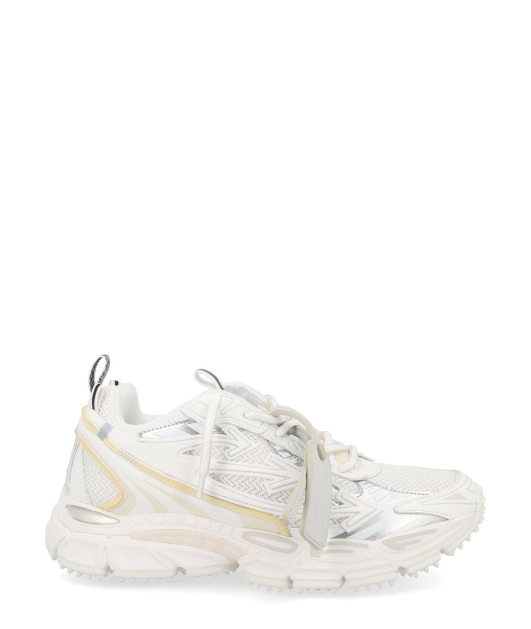 OFF-WHITE Белые синтетические кроссовки, фото 1