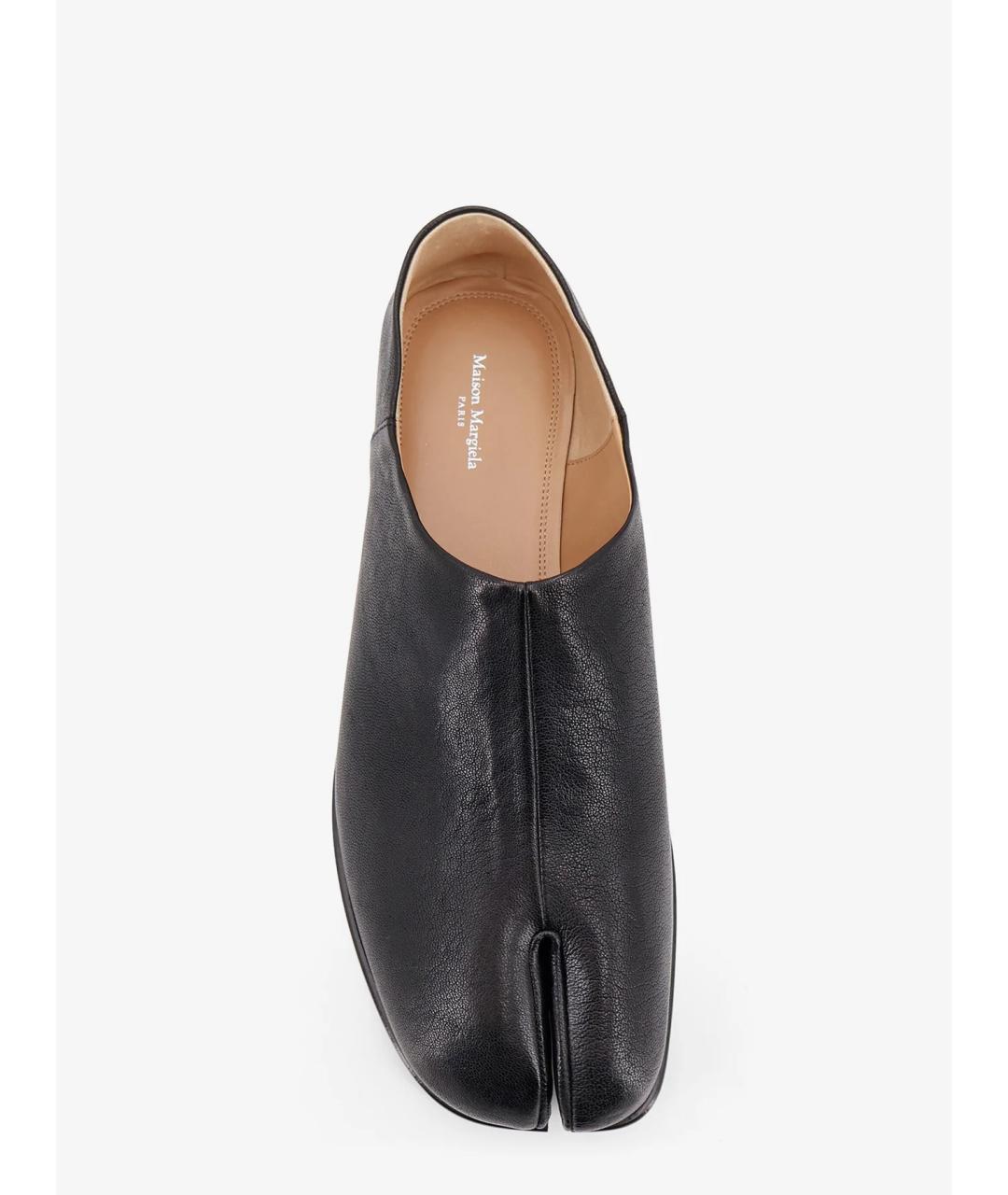 MAISON MARGIELA Черные кожаные лоферы, фото 5