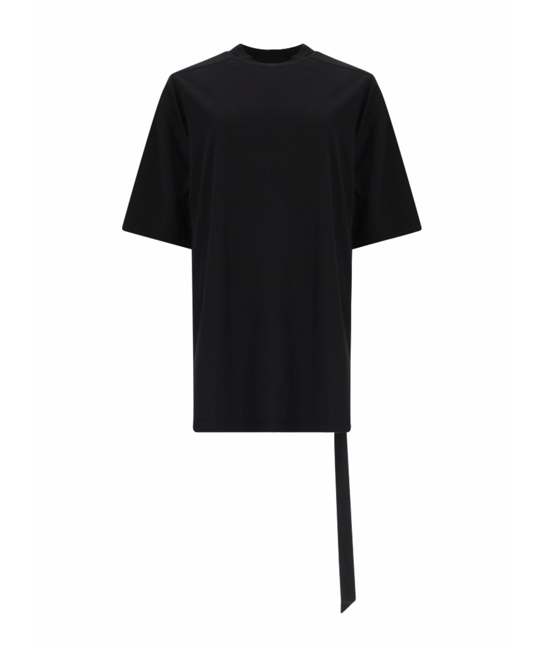 RICK OWENS DRKSHDW Черная хлопковая футболка, фото 1