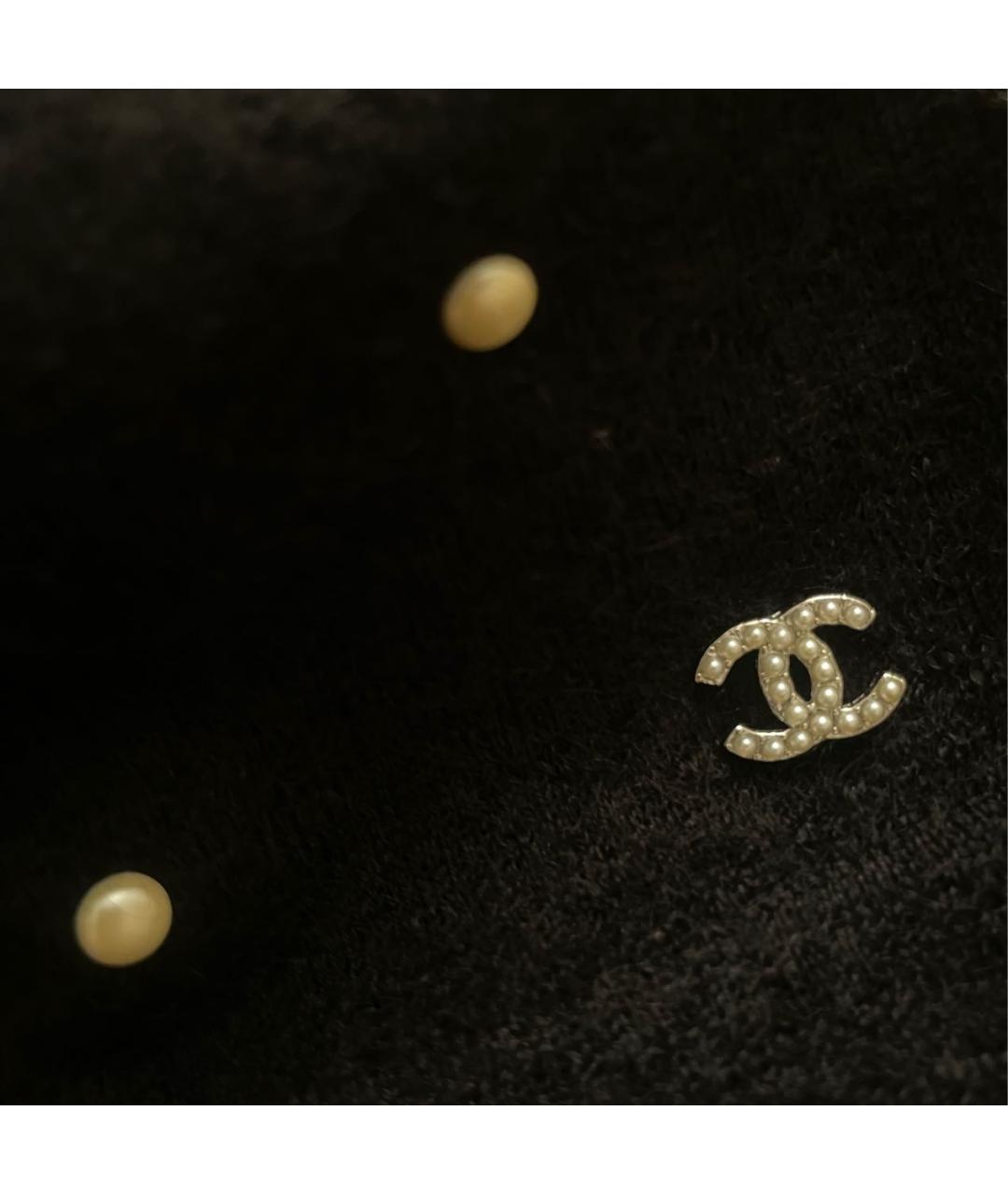 CHANEL Черное шерстяное вечернее платье, фото 5