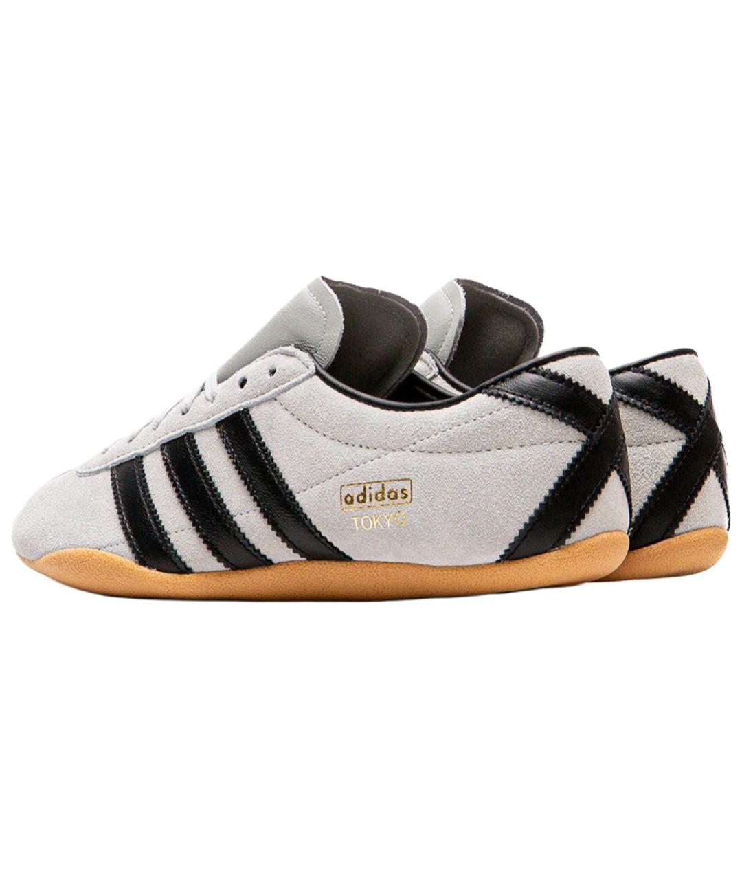 ADIDAS Бежевые замшевые кроссовки, фото 4
