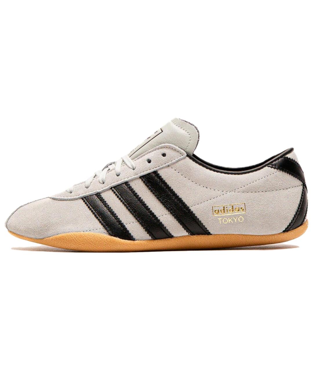 ADIDAS Бежевые замшевые кроссовки, фото 2
