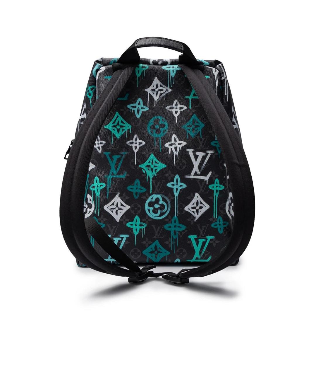 LOUIS VUITTON Черный кожаный рюкзак, фото 3
