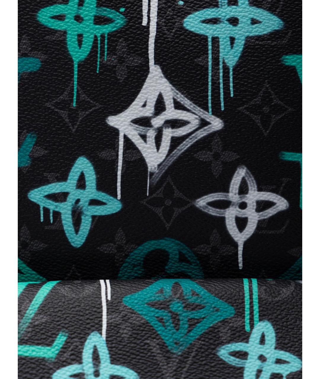 LOUIS VUITTON Черный кожаный рюкзак, фото 4