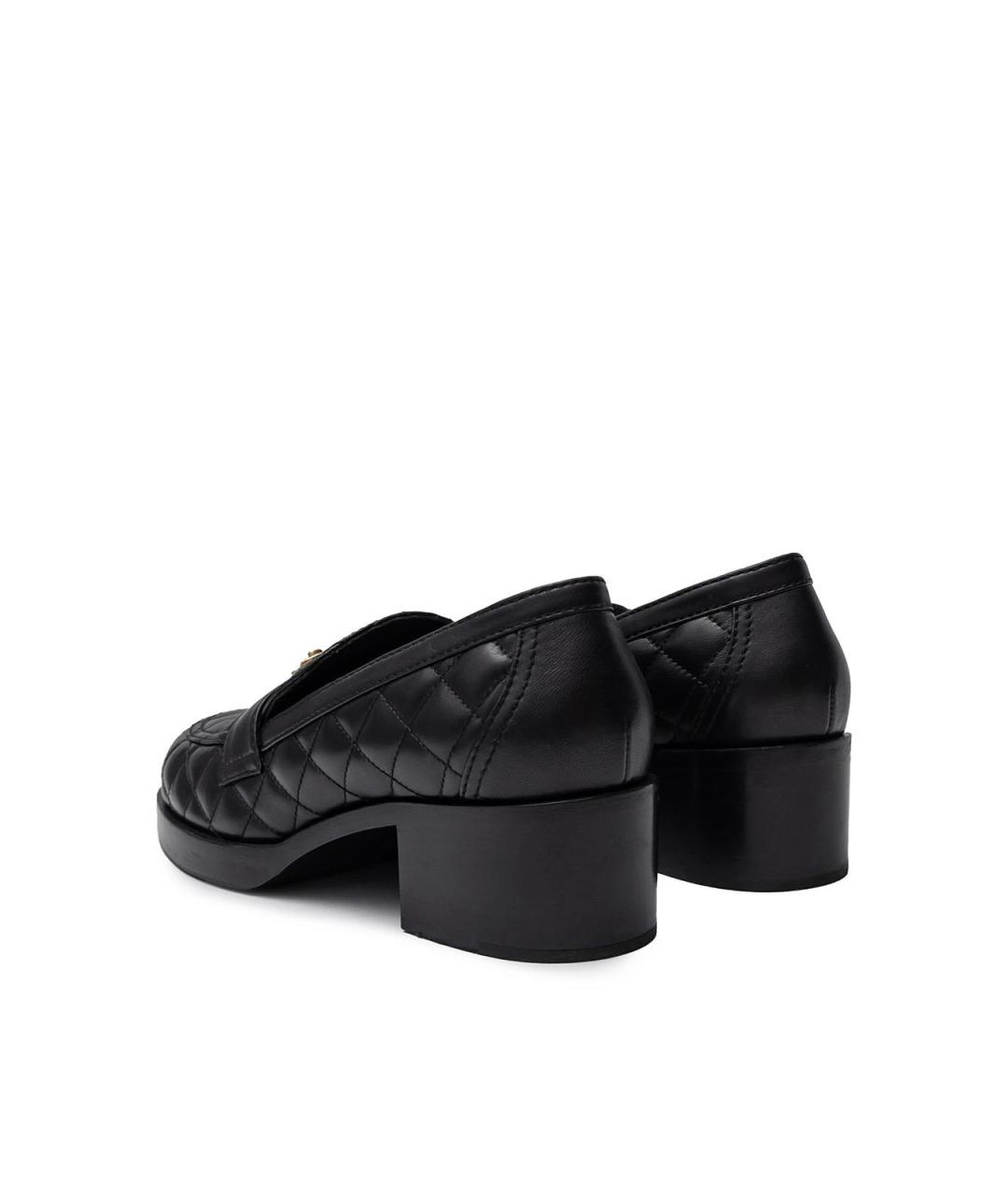 CHANEL Черные кожаные туфли, фото 3