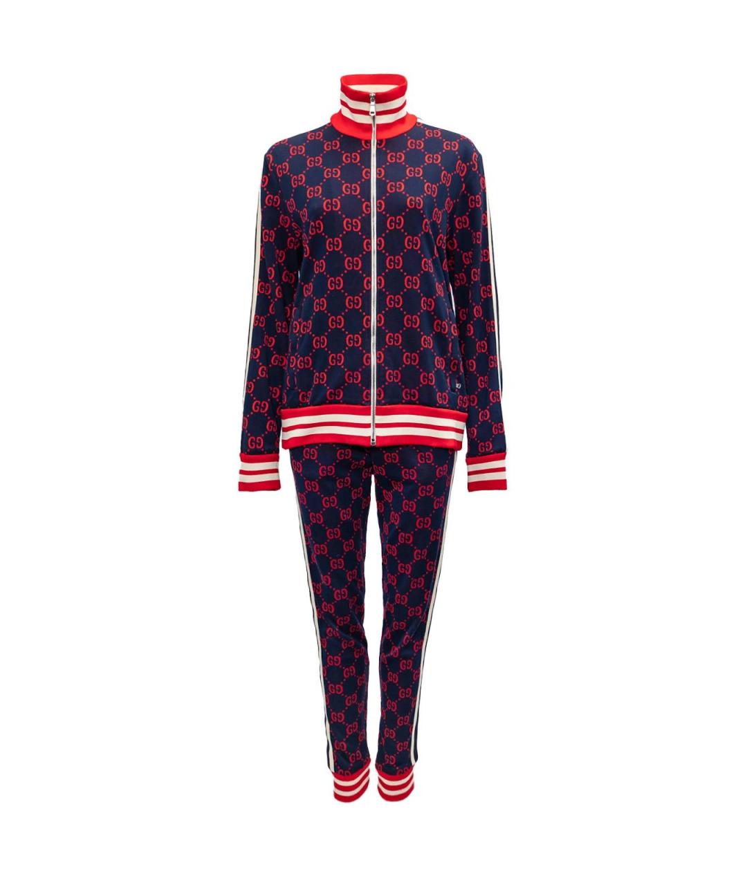 GUCCI Синий хлопковый костюм с брюками, фото 4