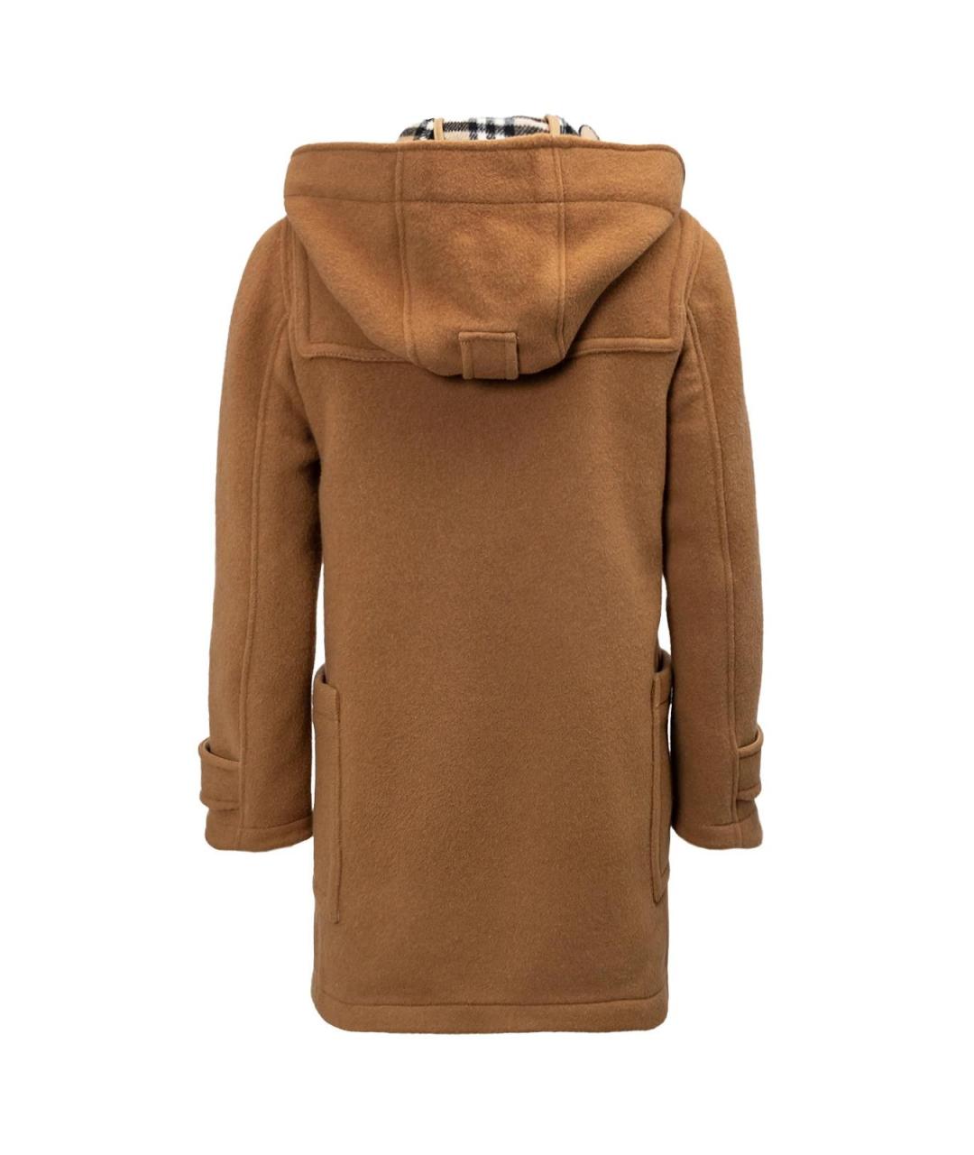 BURBERRY Бежевое шерстяное пальто, фото 2