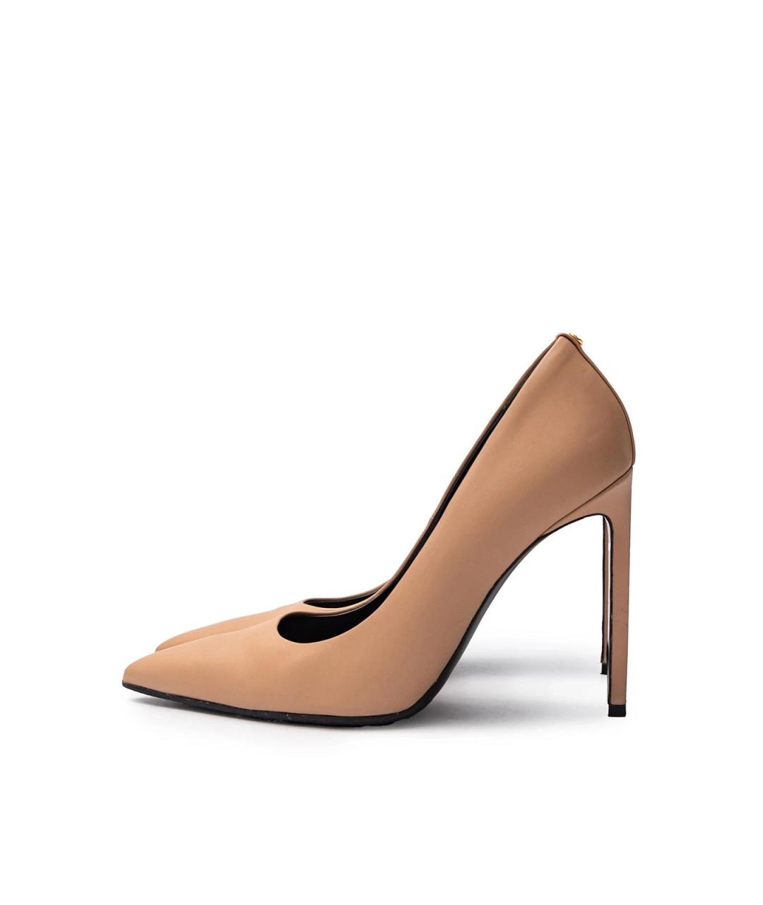 TOM FORD Бежевые кожаные туфли, фото 5