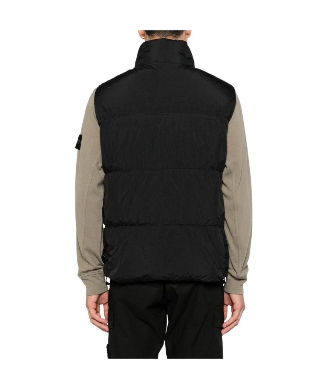 STONE ISLAND Черный жилет, фото 2